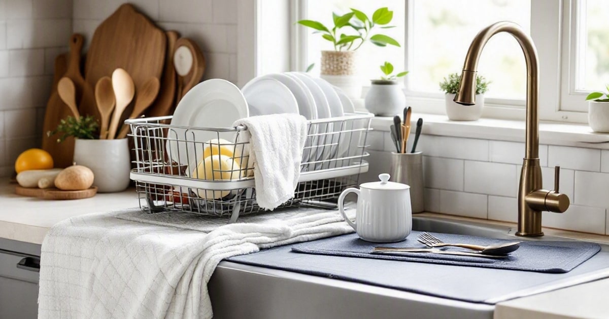 Dish Rack vs. Drying Mat: The Best Way to Streamline Post-Dinner Chaos