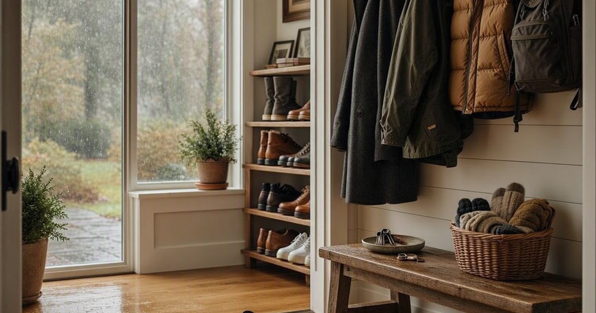 How to Build a Rain-Ready Entryway System That Keeps Mud (and Chaos) Out